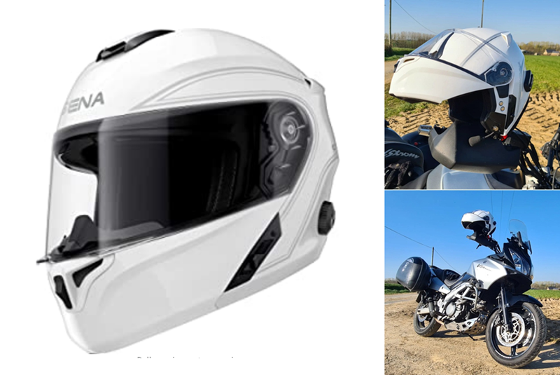 Sena Outrush Bluetooth Modular Motorcycle Helmet with Intercom System
