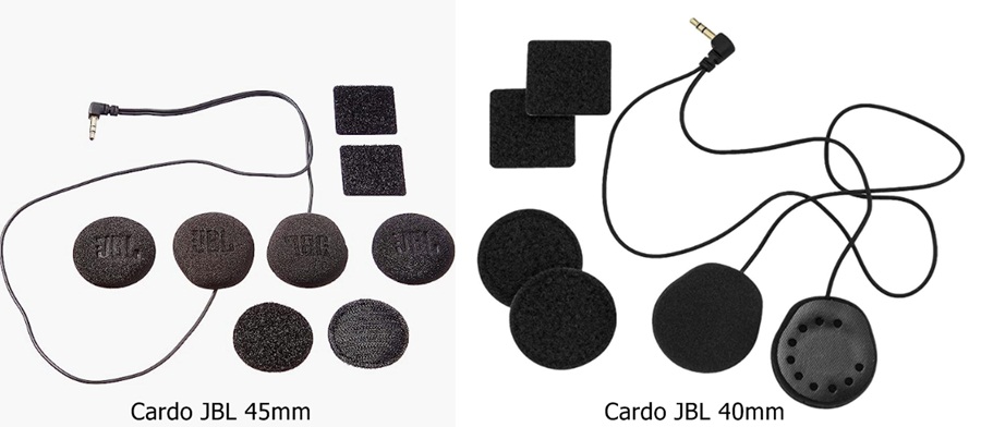 Cardo JBL 40mm vs. 45mm - Unveiling the Differences in Sound Performance