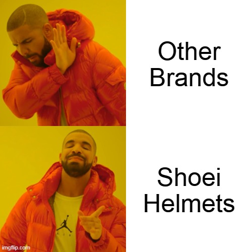 Shoei helmets meme