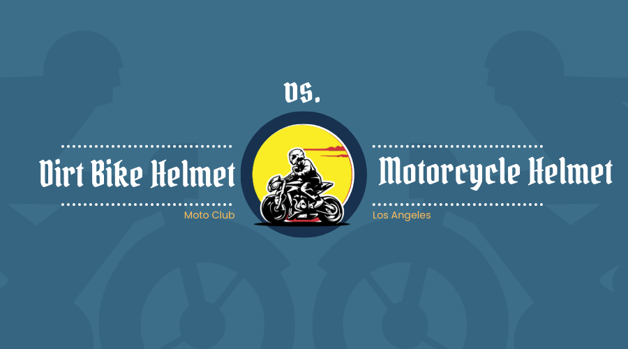 Dirt Bike Helmet vs. Motorcycle Helmet