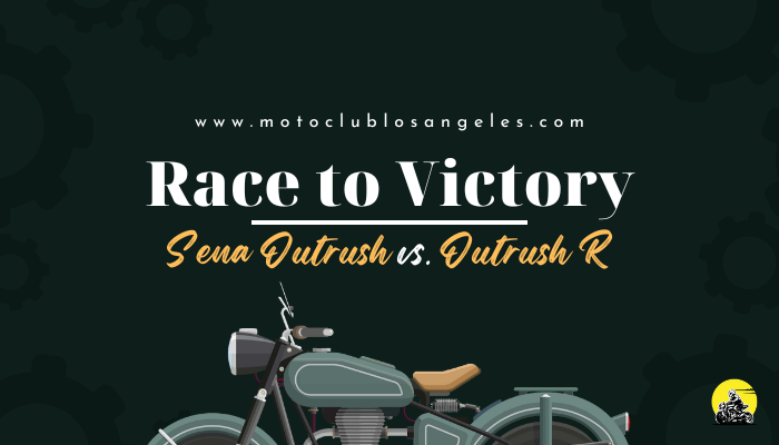 Sena Outrush vs. Outrush R motorcycle helmet